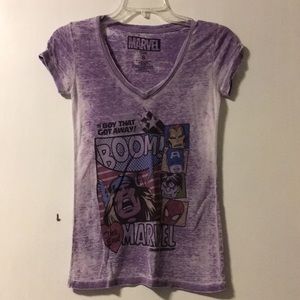 Marvel Purple Graphic Tee